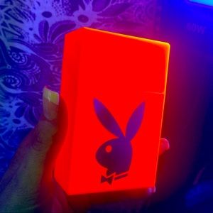Neon orange bunny Cigarette hard case